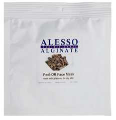 Маска альгінатна Professionnel Alginate Peel-Off Face Mask With Ghassoul For Oily Skin ALESSO 25 г