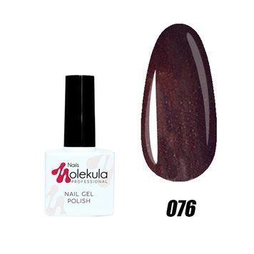 Гель-лак №76 вишневий перламутр Nails Molekula 11 мл