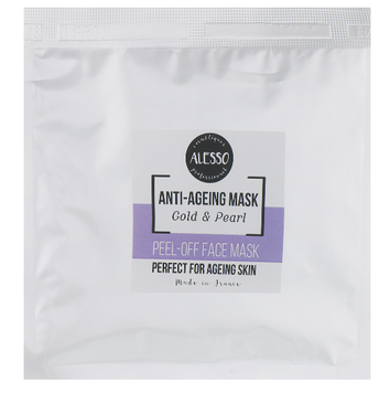 Маска&nbsp;альгінатна&nbsp;омолоджуюча Peel-Off Gold & Pearl Mask ALESSO 25 г
