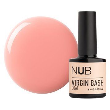 Основа&nbsp;под гель-лак&nbsp;каучуковая&nbsp;камуфляжная&nbsp;Virgin&nbsp;Base&nbsp;04&nbsp;персиковая роза NUB 8 мл