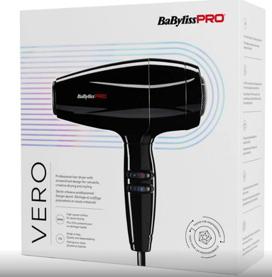 Фен з іонізацією BaByliss PRO Vero 2000 Вт