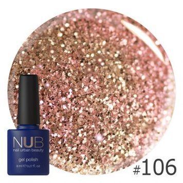 Гель-лак для нігтів NUB 106 Lovely Jewerly 8 мл