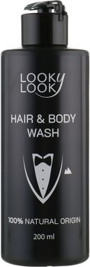 Шампунь для волосся і тіла з ментолом і лаймом Looky Look Man Care Hair & Body Wash 200 мл