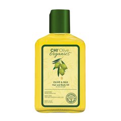 Олія для волосся і тіла CHI Olive Organics Olive & Silk Hair and Body Oil 251 мл
