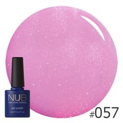 Гель-лак для ногтей NUB 057 Shimmering Pink Taupe 8 мл