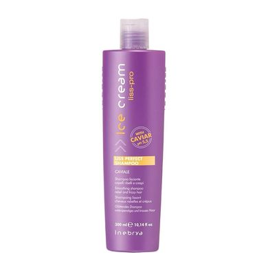 Шампунь для жорсткого і неслухняного волосся Inebrya Ice Cream Liss-Pro Liss Perfect Shampoo 300 мл