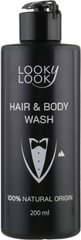 Шампунь для волос и тела с ментолом и лаймом Looky Look Man Care Hair&Body Wash 200 мл