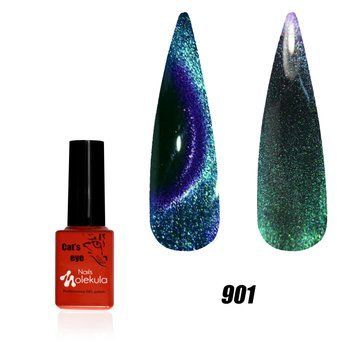 Гель-лак Котяче око 9D №901 Nails Molekula 6 мл