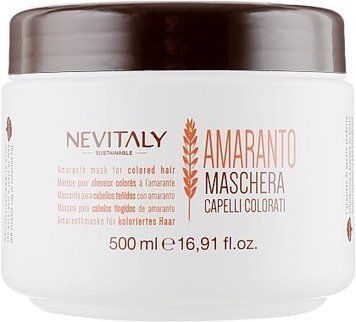 Маска для фарбованого волосся з екстрактом амаранту Nevitaly 500 мл