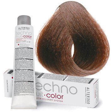 Крем-краска Technofruit Color Alter Ego 5/43 - Медно-золотистый светло-каштановый 100 мл