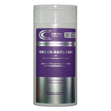 Маска-бальзам Cryo Cosmetics на натуральній Кріо-Біо-Активній олії зародків пшениці 250 мл