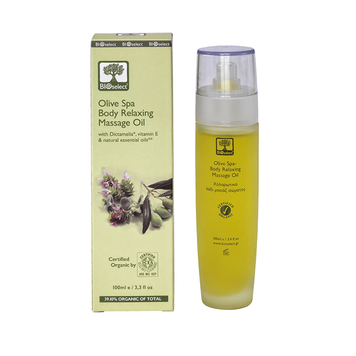 Масло оливковое для массажа BioSelect Olive Spa Body Relaxing Massage Oil 100 мл