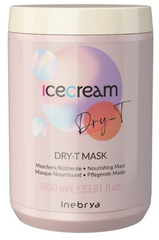 Маска для сухих, окрашенных и вьющихся волос Inebrya Ice Cream Dry-T Mask 1000 мл
