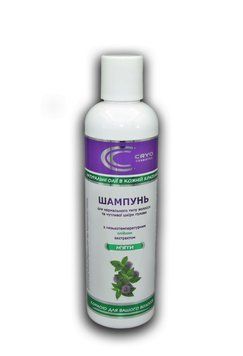 Натуральний шампунь м'ята Cryo Cosmetics для нормального типу волосся і чутливої шкіри голови з низькотемпературним олійним екстрактом М'ЯТИ, 250 мл