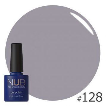 Гель-лак для нігтів NUB 128 Cloudy Grey 8 мл