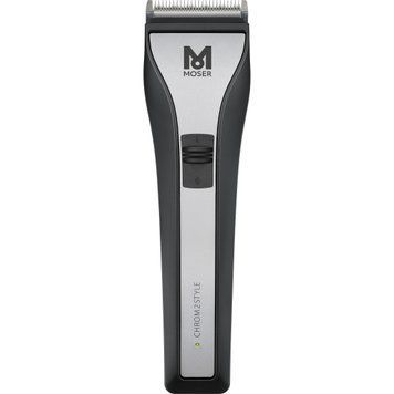 Машинка для стрижки Moser Chrom2Style (1877-0050), Черный с серебристым