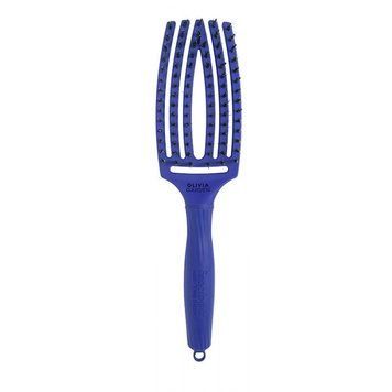 Щітка масажна із натуральною щетиною Olivia Garden Finger Brush Combo Medium Tropical Blue