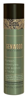 Шампунь для мужчин для волос и тела Estel Professional Alpha Homme Genwood Forest Shampoo 250 мл