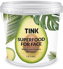 Маска альгінатна з ліфтинг ефектом Авокадо і колаген Tink SuperFood For Face Alginate Mask 15 г