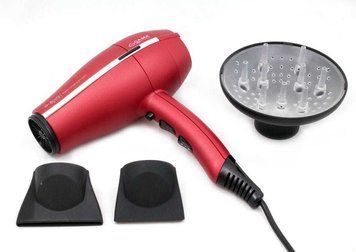 Фен GAMA G-EVO ULTRA LIGHT 3800 RED TITANIUM HALOGEN ION