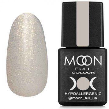 Гель-лак Full Opal color №501 напівпрозорий зі золотим шимером Moon 8 мл