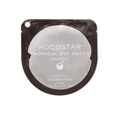Патчи гидрогелевые для области вокруг глаз Кокос Tropical Eye Patch Coconut Kocostar 2 шт
