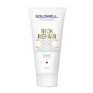 Маска для волосся Goldwell DSN Rich Repair 60 сек. відновлювальна для сухого і пошкодженого волосся 50 мл