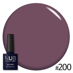 Гель-лак для нігтів 199 Tanned Purple NUB 8 мл