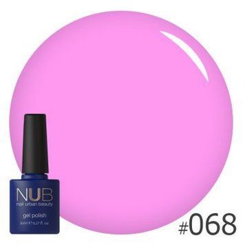 Гель-лак для нігтів NUB 068 Advertising Pink 8 мл