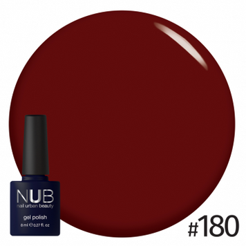 Гель-лак для нігтів NUB 180 Cherry Pomp 8 мл