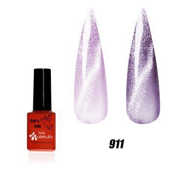 Гель-лак Котяче око 9D №911 кварцовий Nails Molekula 6 мл