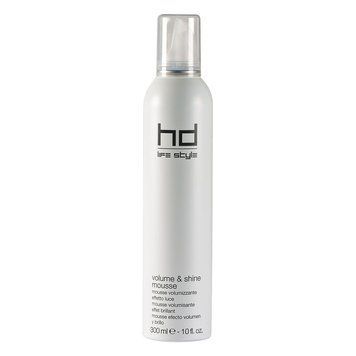 Мус для надання об'єму і блиску сильної фіксації Farmavita HD Volume & Shine Mousse 300 мл