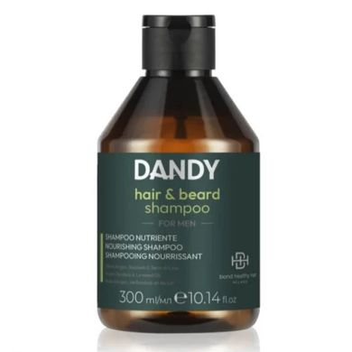 Шампунь для волосся та бороди Dandy Hair&Beard Shampoo Lisap 300 мл