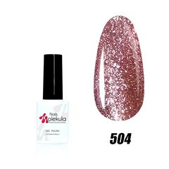 Гель-лак Diamond №504 рожевий джаз Nails Molekula 6 мл