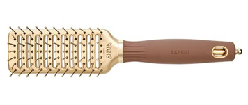 Щітка для волосся Olivia Garden EXPERT STYLE VENT Nylon Bristles Gold & Brown (7 рядів)