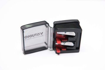 Точилка двойная с логотипом Sharpener ViSTUDIO