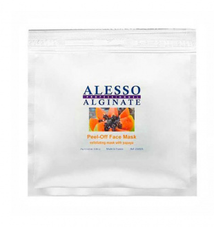 Маска альгінатна для жирної шкіри Alginate Exfoliating Peel-Off Face Mask With Papaya ALESSO 25 г