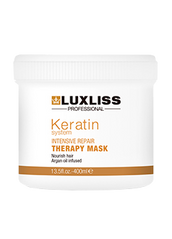 Маска з кератином Luxliss Keratin Intensive Repair Therapy Mask 400 мл & 10;