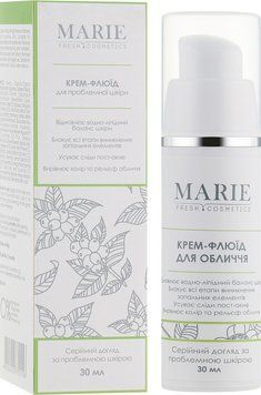 Крем-флюїд для обличчя для проблемної шкіри Marie Fresh Cosmetics Acne Off Face Cream 30 мл