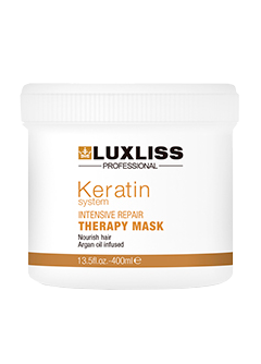 Восстанавливающая маска с кератином Luxliss Keratin Intensive Repair Therapy Mask 400 мл&10;
