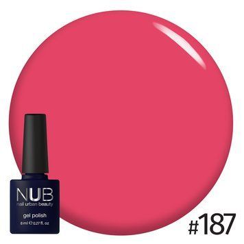 Гель-лак для нігтів NUB 187 Tropical flower 8 мл