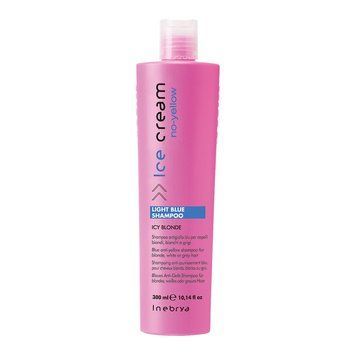 Шампунь проти жовтизни волосся Inebrya Light Blue No-Yellow Shampoo 300мл