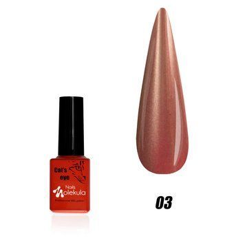 Гель-лак Кошачий глаз №03 Nails Molekula 12 мл