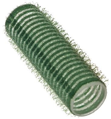 Бигуди Sibel на липучке зеленые 21 мм 12 шт