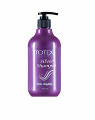 Шампунь фиолетовый для нейтрализации желтого пигмента Silver Shampoo Totex 500 мл