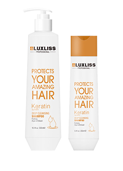Шампунь на основі кератину Luxliss Keratin Deep Cleansing Shampoo 500 мл