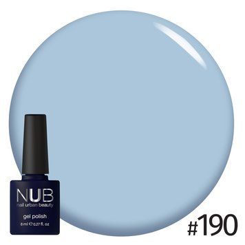 Гель-лак для нігтів NUB 190 Californian Sky 8 мл