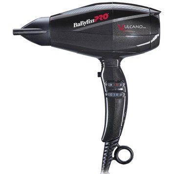 Фен BaByliss PRO Vulcano чорний Потужність 2200 Вт BAB6180IB
