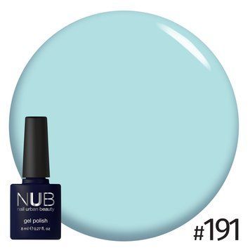 Гель-лак для нігтів NUB 191 Breakfast Tiffany's 8 мл