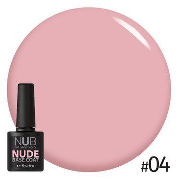 Каучукова основа під гель-лак 04 Base Coat NUDE NUB 8 мл